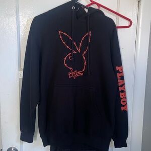 COPY - Tough Love Rabbit Head Playboy Hoodie